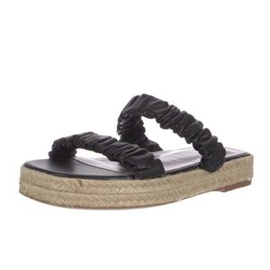 STAUD Black Espadrille Sandals 35